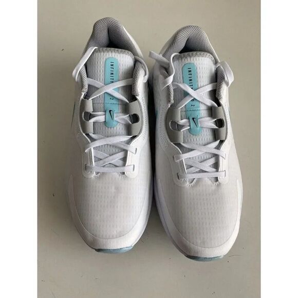 Nike Infinity Pro 2 Wide White Copa Spikeless Golf Shoes Men's Size 9 Wide NEW - Picture 2 of 9